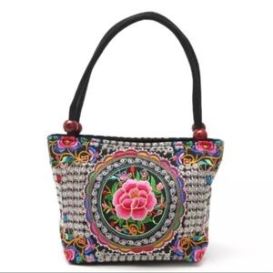 💥SALE💥 Embroidered, hand made canvas bag